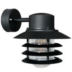 Nordlux Vejers Down 74471003 Black Wall Light